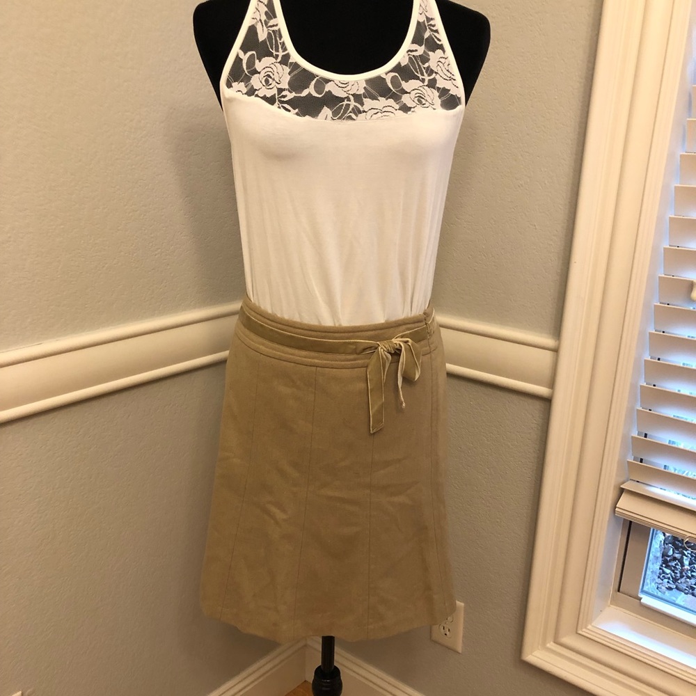 Tan skirt